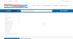 Desktop Screenshot of midamericabooks.com
