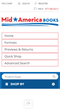 Mobile Screenshot of midamericabooks.com